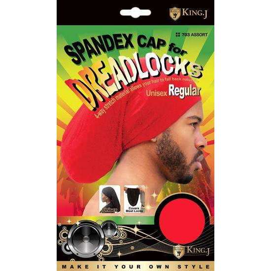 Qfitt Spandex Cap For DreadLocks Regular - #704 Black