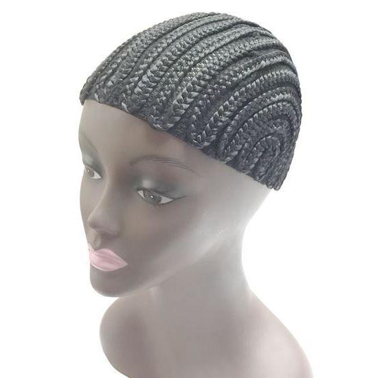 Qfitt Straight Back Cornrow Cap #5024 Black