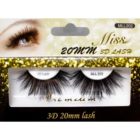 Miss Lashes 3D 20mm Lash - MLL202