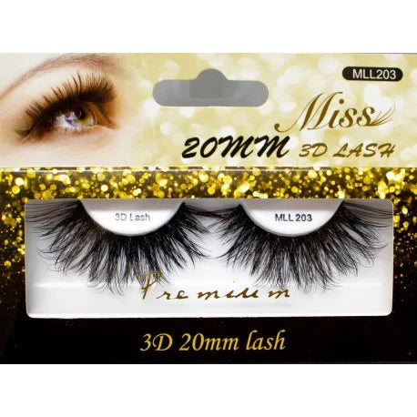Miss Lashes 3D 20mm Lash - MLL203