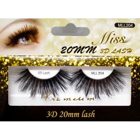 Miss Lashes 3D 20mm Lash - MLL204