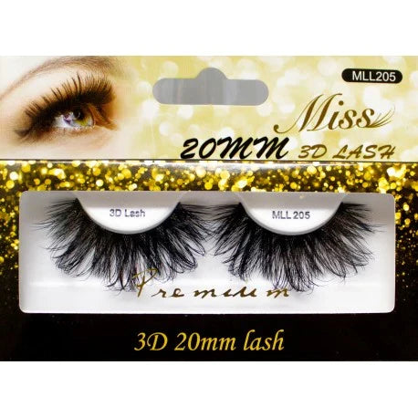 Miss Lashes 3D 20mm Lash - MLL205