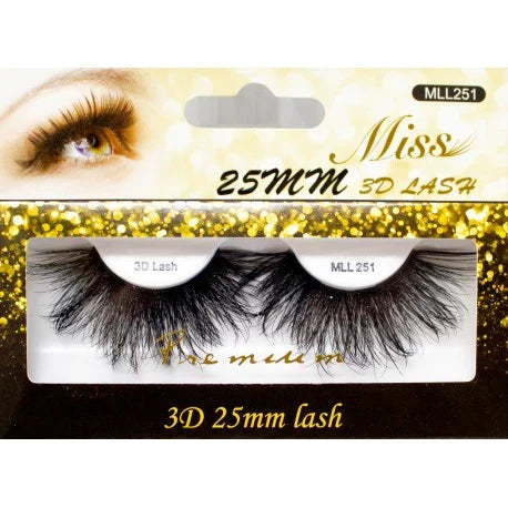 Miss Lashes 3D 25mm Lash - MLL251