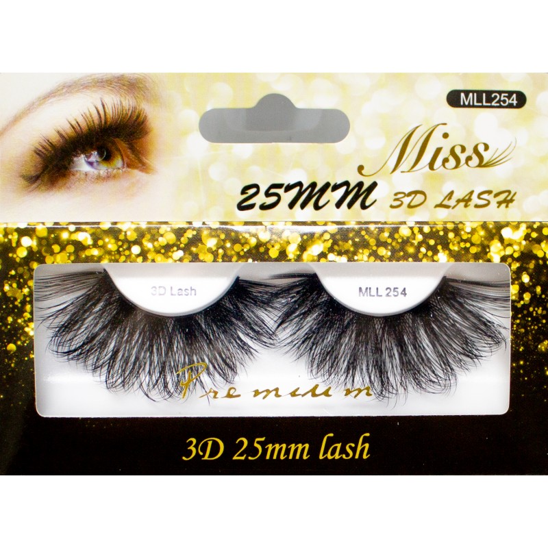 Miss Lashes 3D 25mm Lash - MLL254