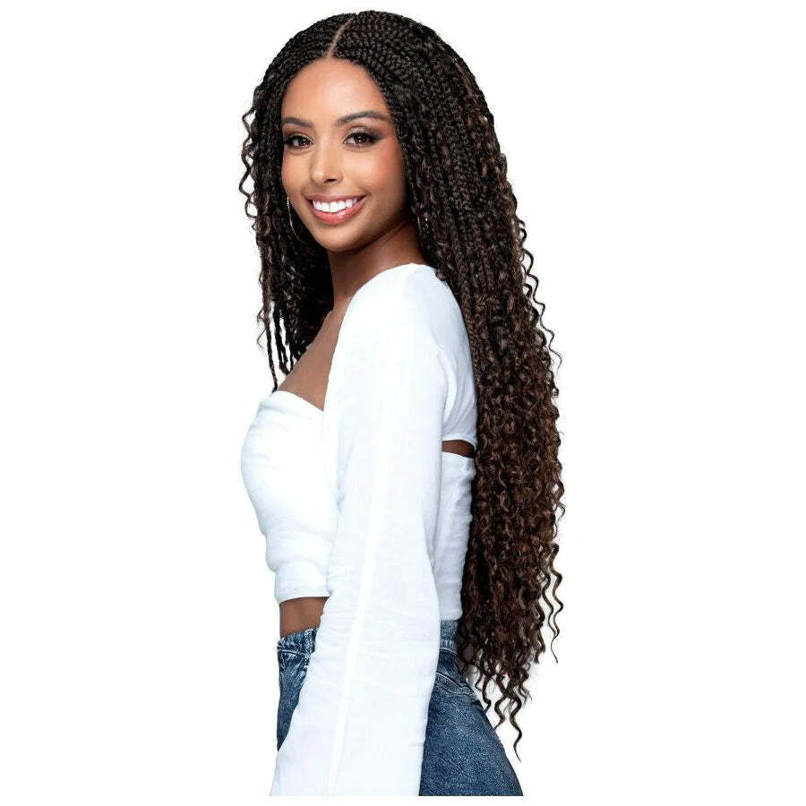 Bobbi Boss Natural Style HD Lace Front Wig - MLF624 Box Boho Braid 30