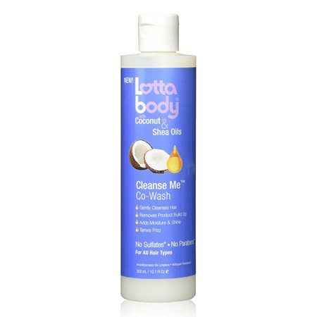 Lotta Body Cleanse Me Hair Co-Wash With Coconut And Shea Oil, 10.1 Oz