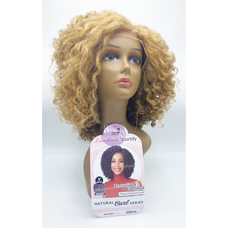 Bobbi Boss Natural Curl Synthetic Lace Front Wig - MLF409 Shirley