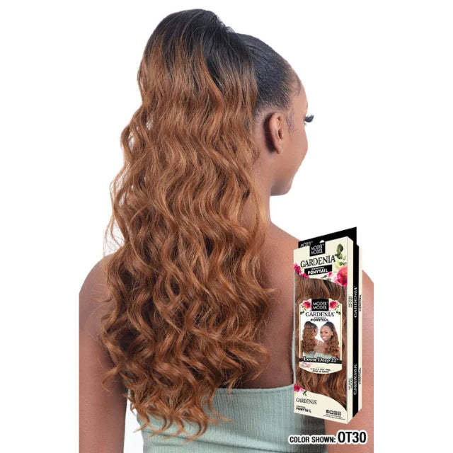Model Model Gardenia Drawstring Ponytail - LOOSE DEEP 22