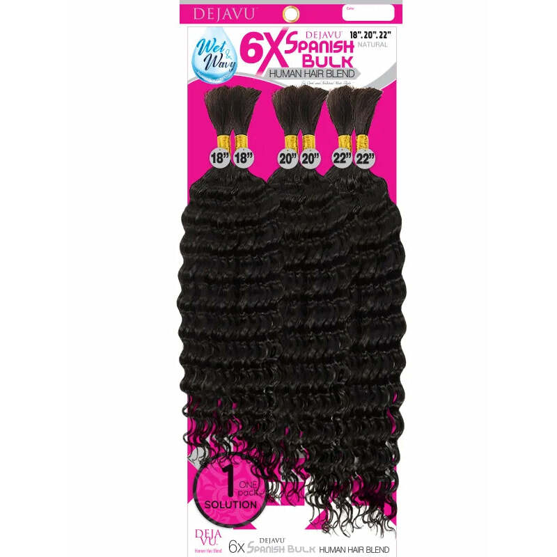6X SPANISH BULK 18-20-22" By Dejavu