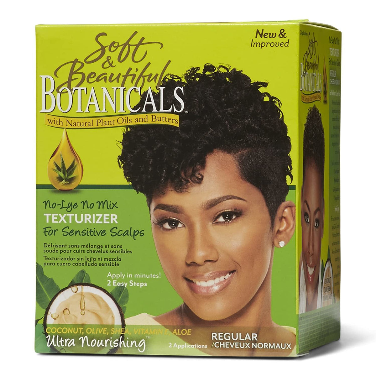 Soft & Beautiful Botanicals Texturizer Kit - Regular Or Coarse