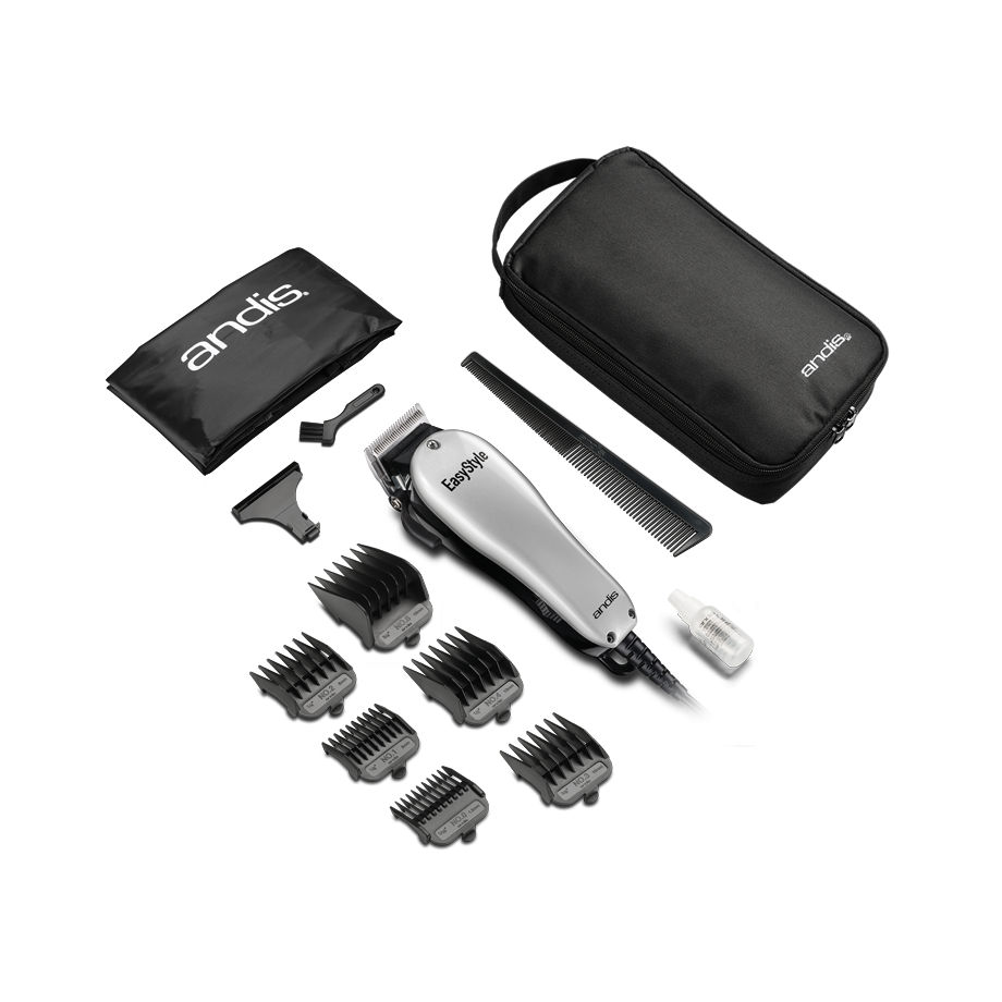 ANDIS EASYSTYLE ADJUSTABLE BLADE CLIPPER 13 PIECE KIT #18695