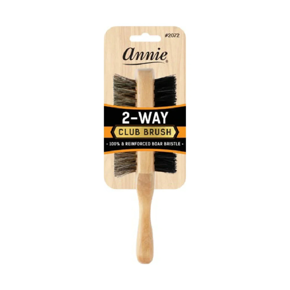 Annie Two Way Club Boar Bristle Brush Soft And Hard #2072