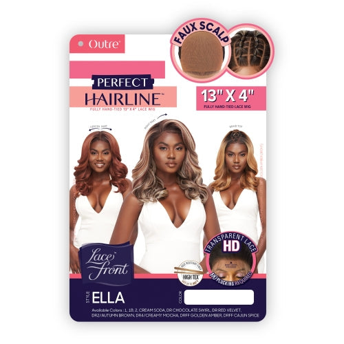 Outre HD Lace Front Wig Perfect Hairline Fully Hand-Tied 13X4 Lace Wig Ella
