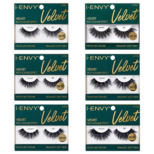 KISS I Envy Velvet Rich Volume Effect Lashes - IVT01