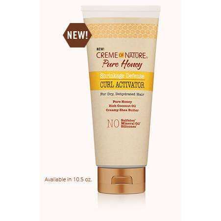 Creme Of Nature Pure Honey Shrinkage Defense Curl Activator 10.5oz