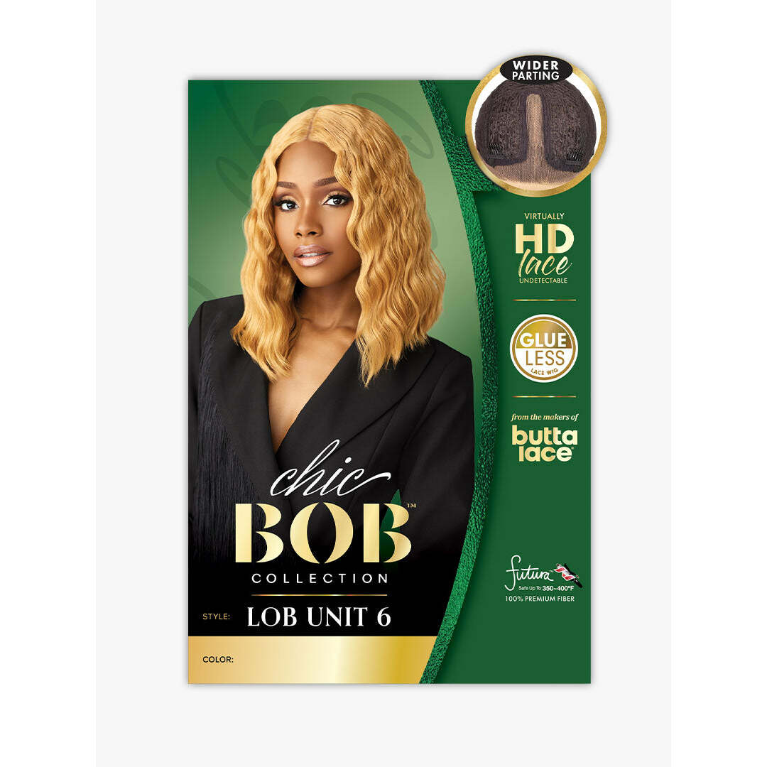 Sensationnel Butta Lace Chic Bob Glueless HD Lace Front Wig - LOB UNIT 6