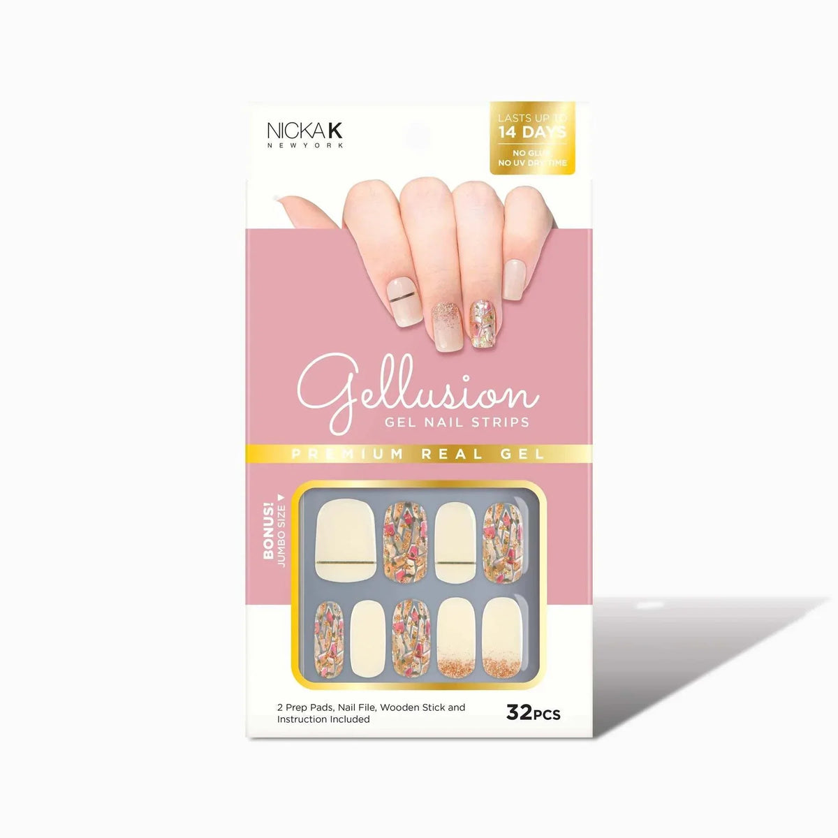 GELLUSION GEL NAIL STRIPS #NSG006