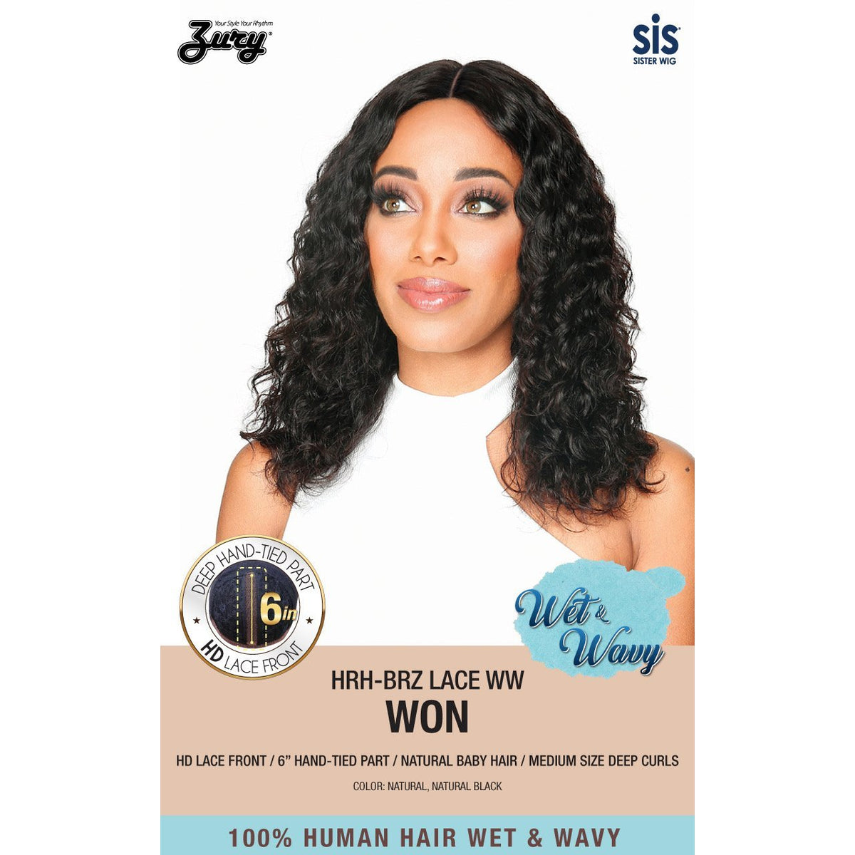 100% Human Hair Brazilian Lace Wet & Wavy - WON