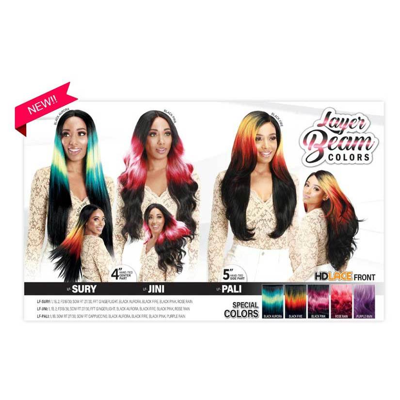 Zury Sis Layer Beam Colors Hair 5" HD Lace Front Wig LF-Pali