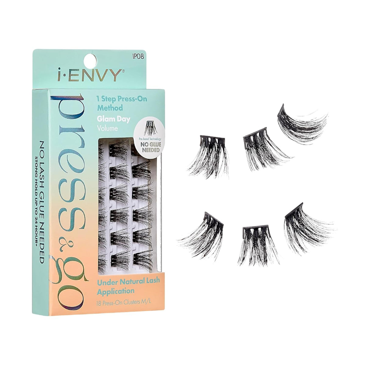I-ENVY Press&Go Self Adhesive Eyelashes #IP08