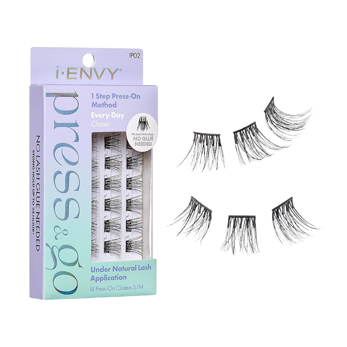 I-ENVY Press&Go Self Adhesive Eyelashes #IP02