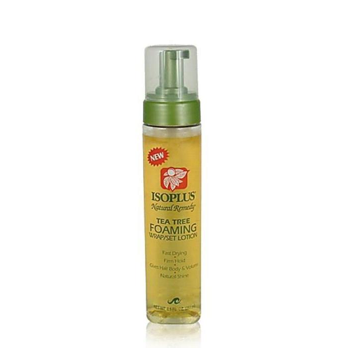 ISOPLUS Natural Remedy Tea Tree Foam Wrap Set Lotion 8.5 Oz