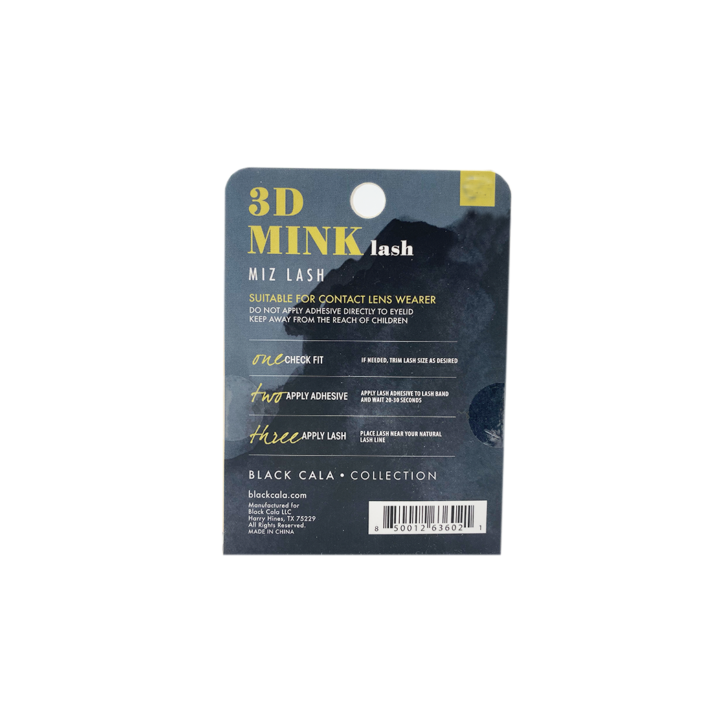 MIZ LASH 3D MINK 20MM - #14