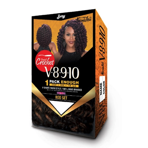 Zury: V8910 Naturali Star Synthetic Crochet Braid WATER WAVE