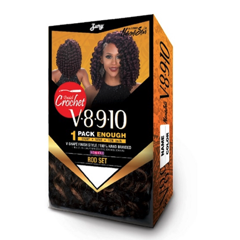 Zury: V8910 Naturali Star Synthetic Crochet Braid GOGO CURL