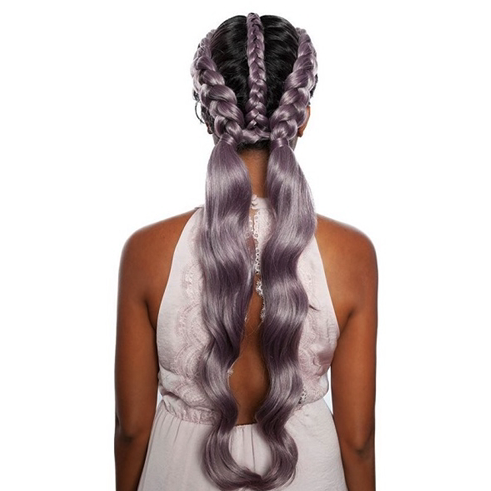 Mane Concept Red Carpet Statement Braid Lace Front Wig - RCST201 DUTCH BRAID TAILS