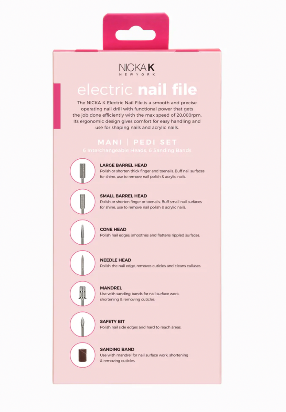 ELECTRIC NAIL FILE By Nicka K New York