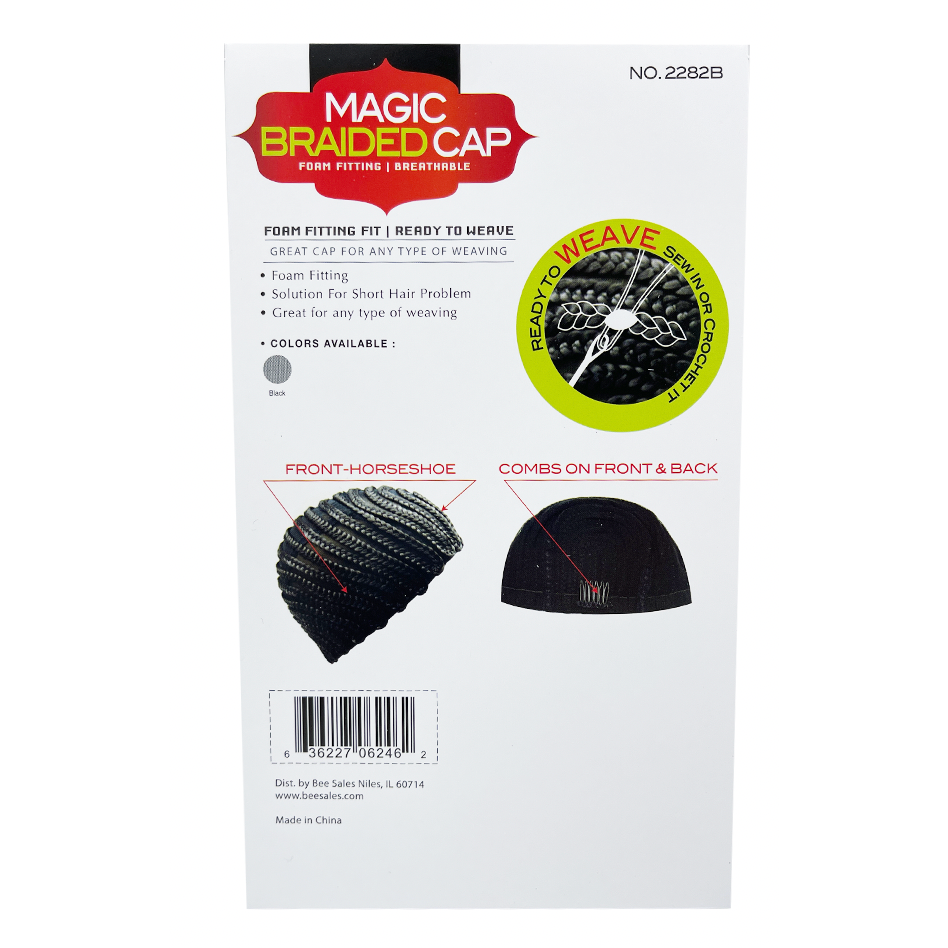 MAGIC COLLECTION Braided Cap #2282B
