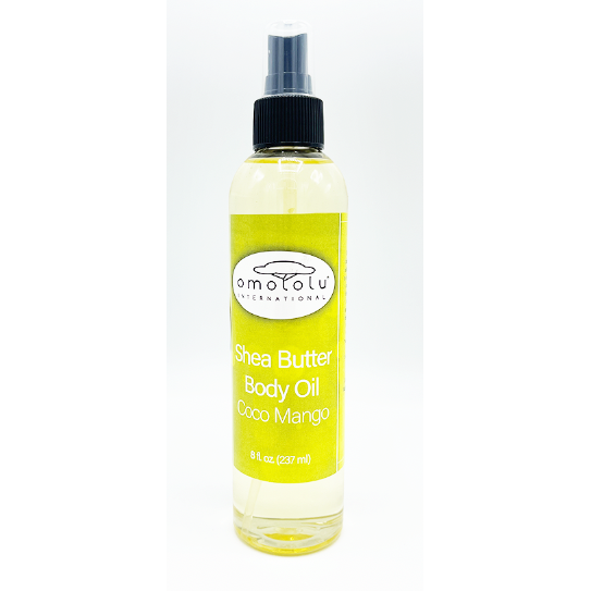 Omololu Shea Butter Body Oil - Coco Mango - 8oz.