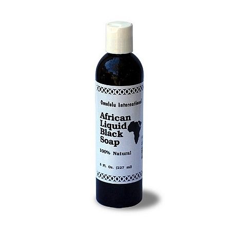 Omololu African Liquid Black Soap - 8 Oz.