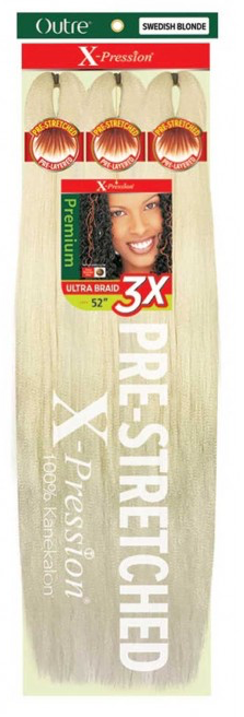 OUTRE SYNTHETIC PRE STRETCHED ULTRA BRAID - XPRESSION 3X 52"