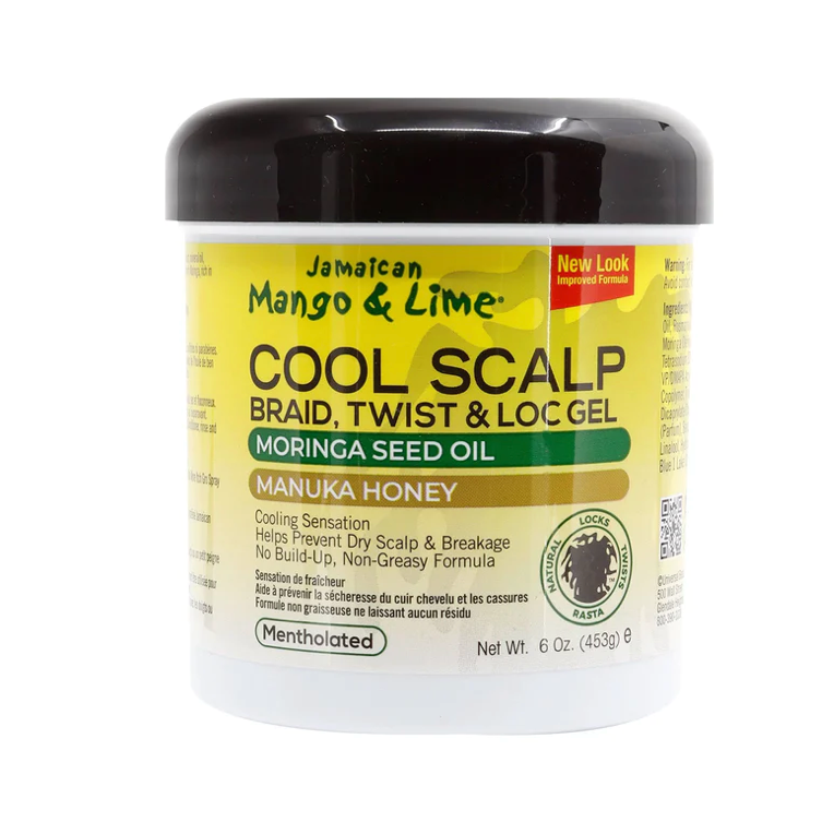 Jamaican Mango & Lime "No More Itch Cool Scalp Braid Twist And Lock Hair Gel" - 6 Oz