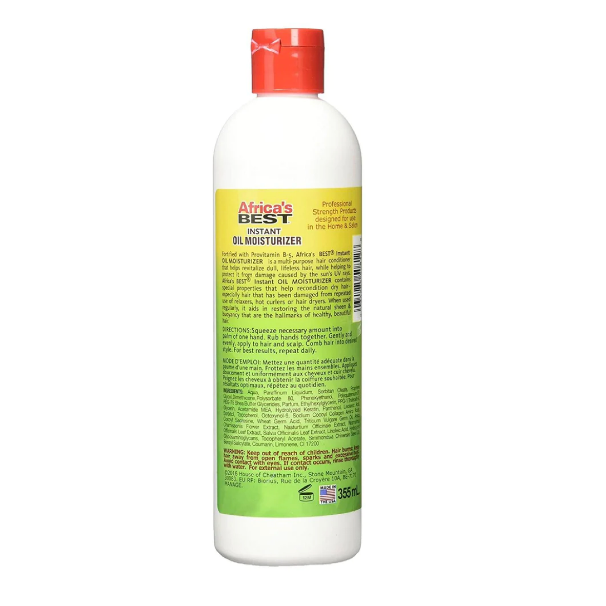 Africa's Best Instant Oil Moisturizer, 12 Oz.