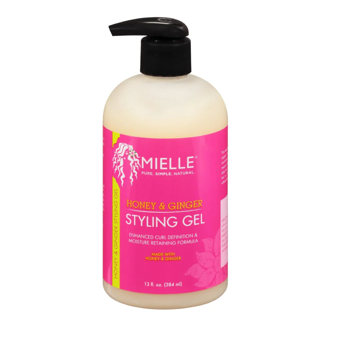 Mielle Organics Styling Gel, Honey & Ginger 13 Fl Oz Bottle