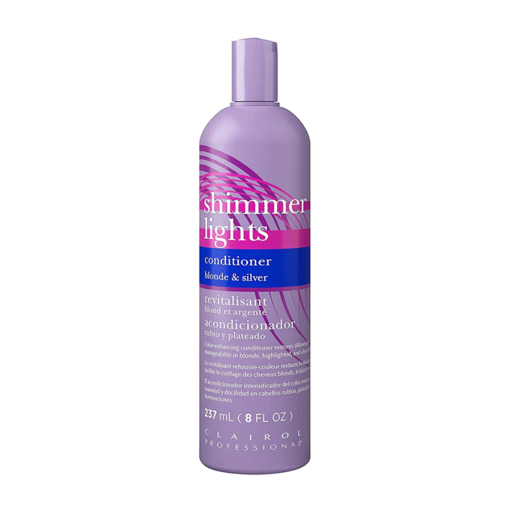 Clairol Shimmer Lights Blonde & Silver Conditioner 8 Oz