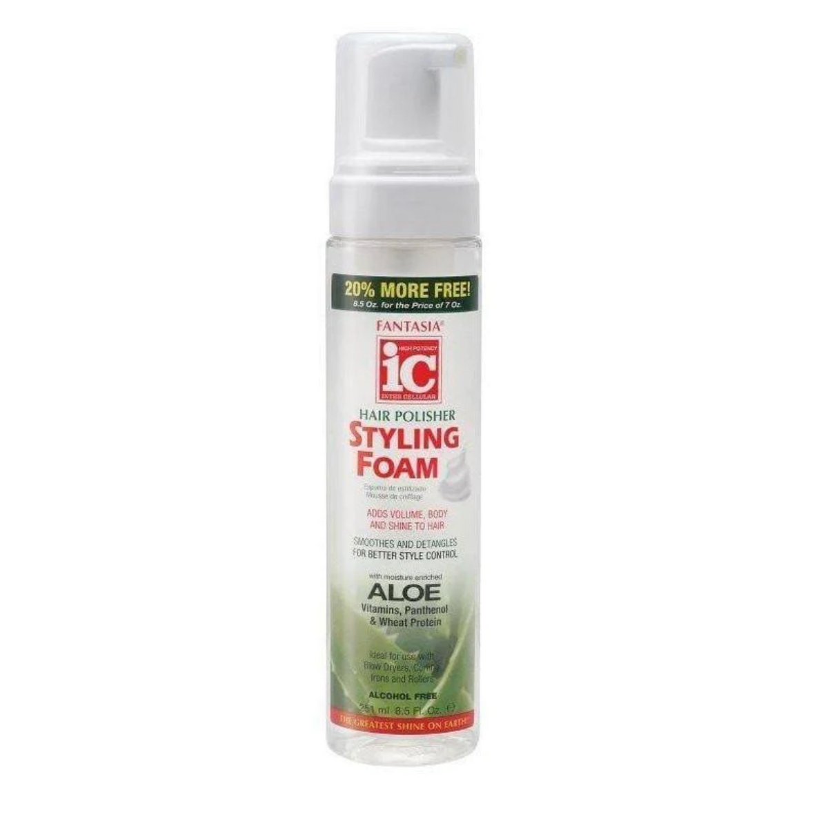 Fantasia IC Hair Polisher Styling Foam, 8.5 Oz