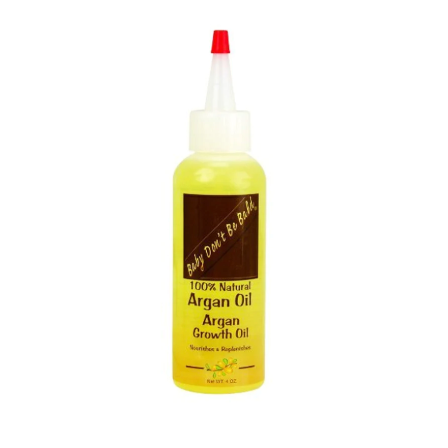 Baby Don't Be Bald 100% Natural Argan Oil Argan Growth Oil, 4 Oz.