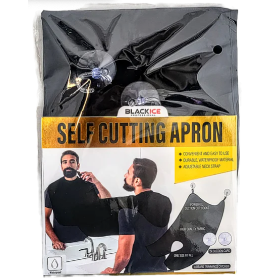 Black Ice Professional Self Cutting Apron #BVE015
