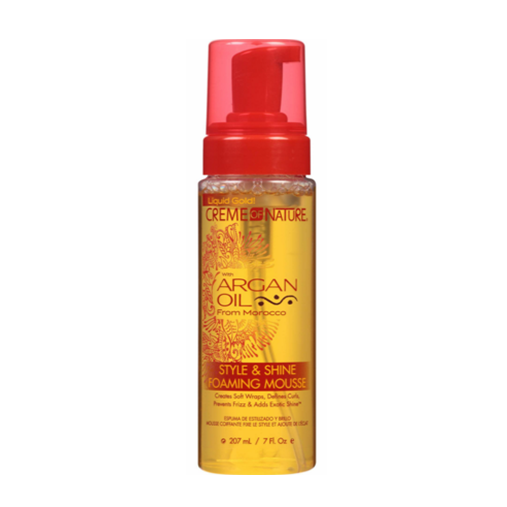 Creme Of Nature Argan Oil Style & Shine Foaming Mousse 7 Oz