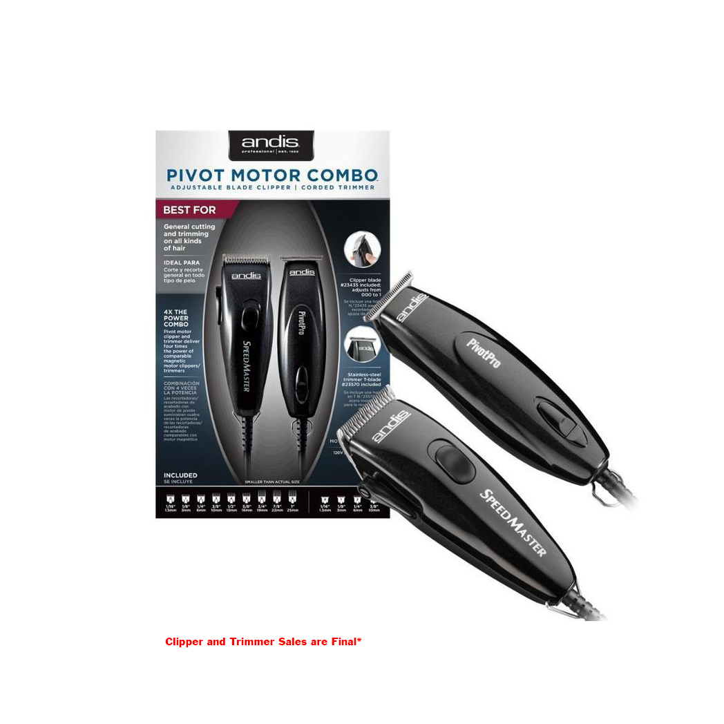 Andis Pivot Motor Combo Black