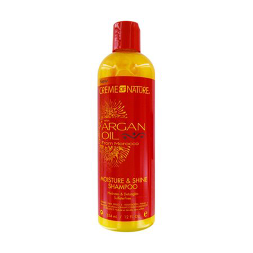 Creme Of Nature Argan Oil Moisture Shine Shampoo Sulfate Free - 12 Oz.