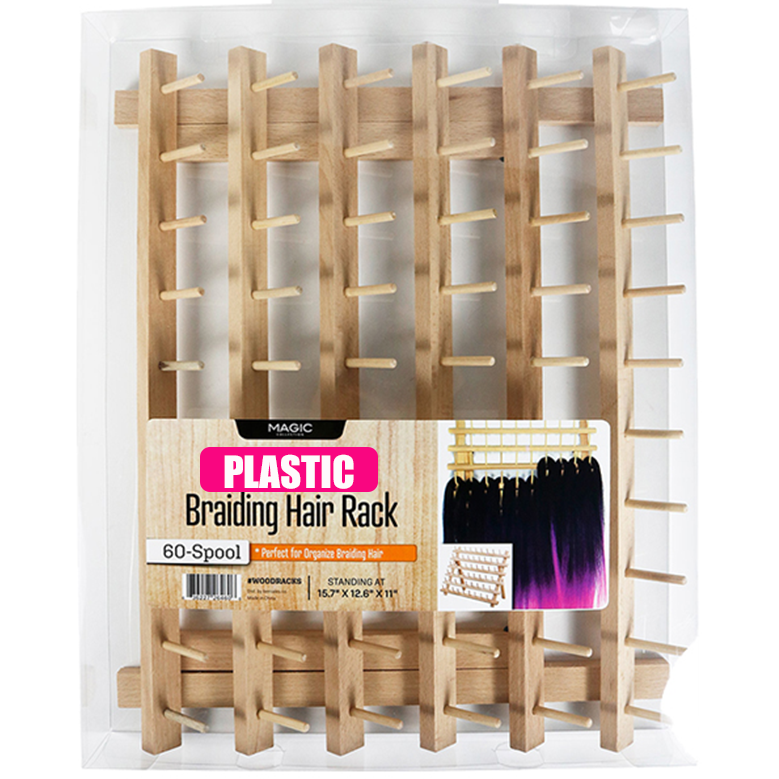 Magic Collection Plastic Braiding Hair Rack
