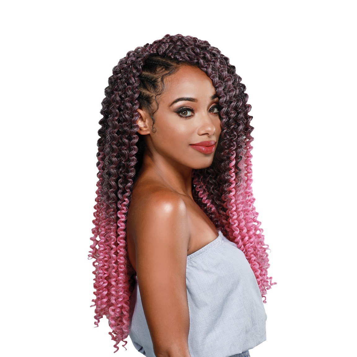 Zury Synthetic Double Strand Crochet Braid WATER WAVE 22"