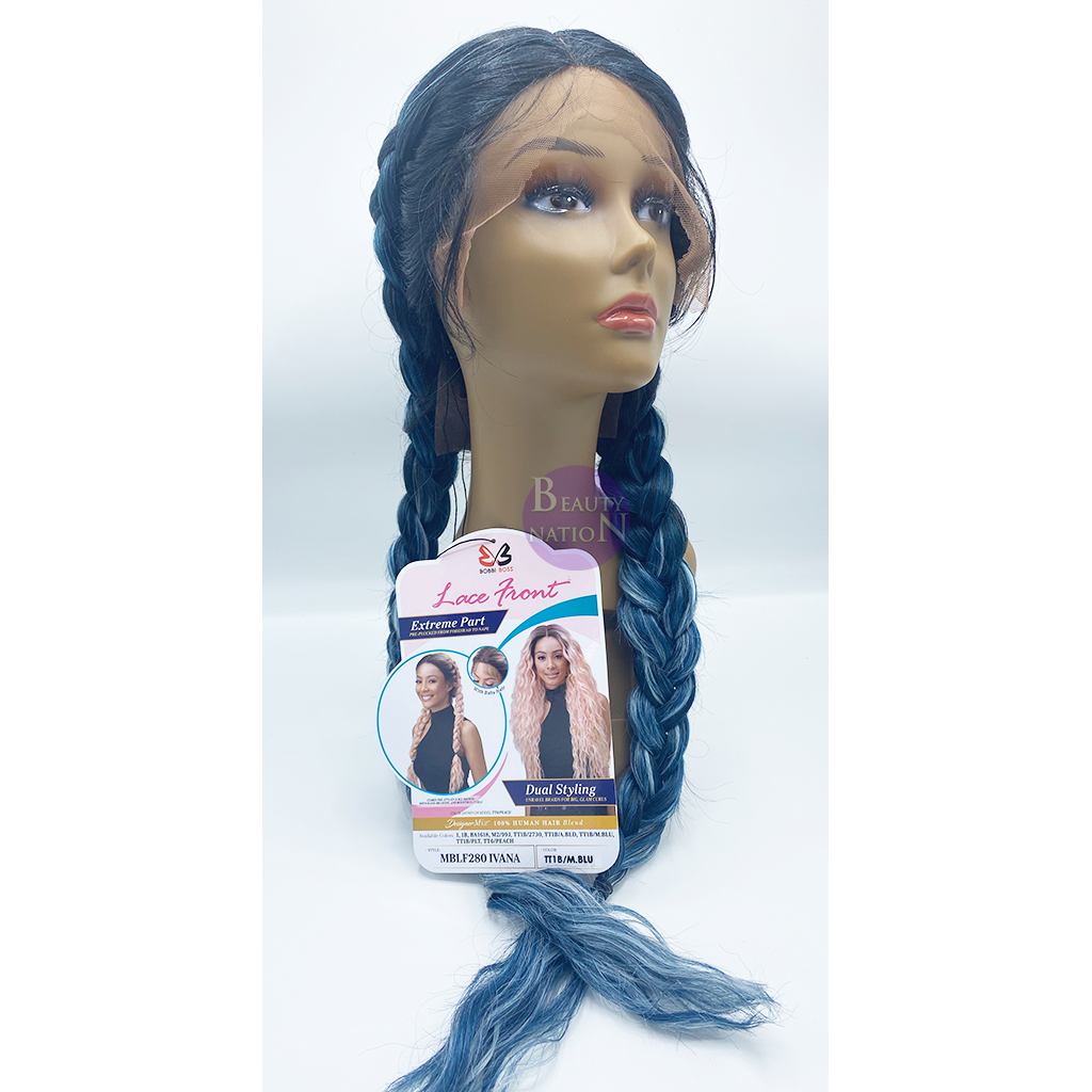 Bobbi Boss Human Hair Blend Lace Front Wig - MBLF280 IVANA