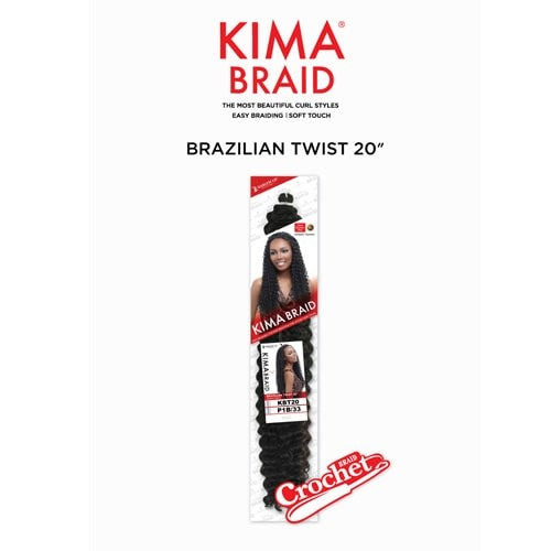 HARLEM 125 KANEKALON CROCHET BRAID KIMA BRAZILIAN TWIST 20"