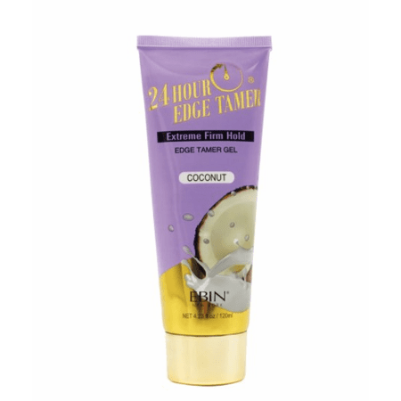 Ebin New York 24 Hour Edge Tamer Gel Extreme Firm Hold Coconut 4.23 Oz